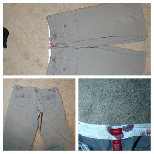 Wide leg capris